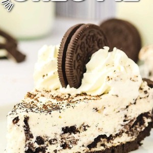 No-Bake Oreo Pie recipe by Cheerful Cook.