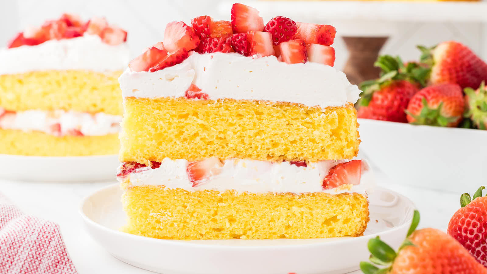 Strawberry Shortcake recipe by Cheerful Cook.