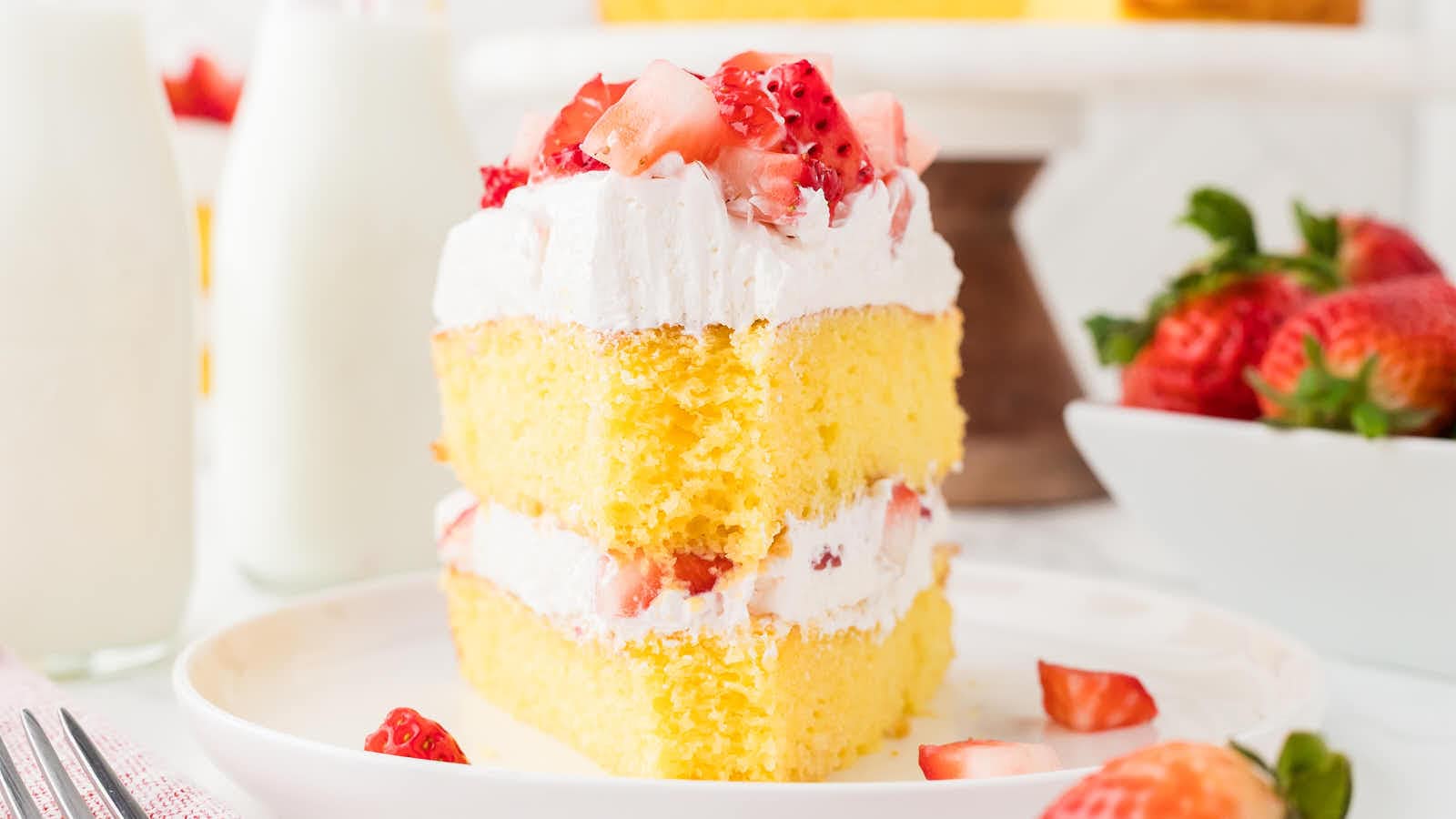 Strawberry Shortcake recipe by Cheerful Cook.