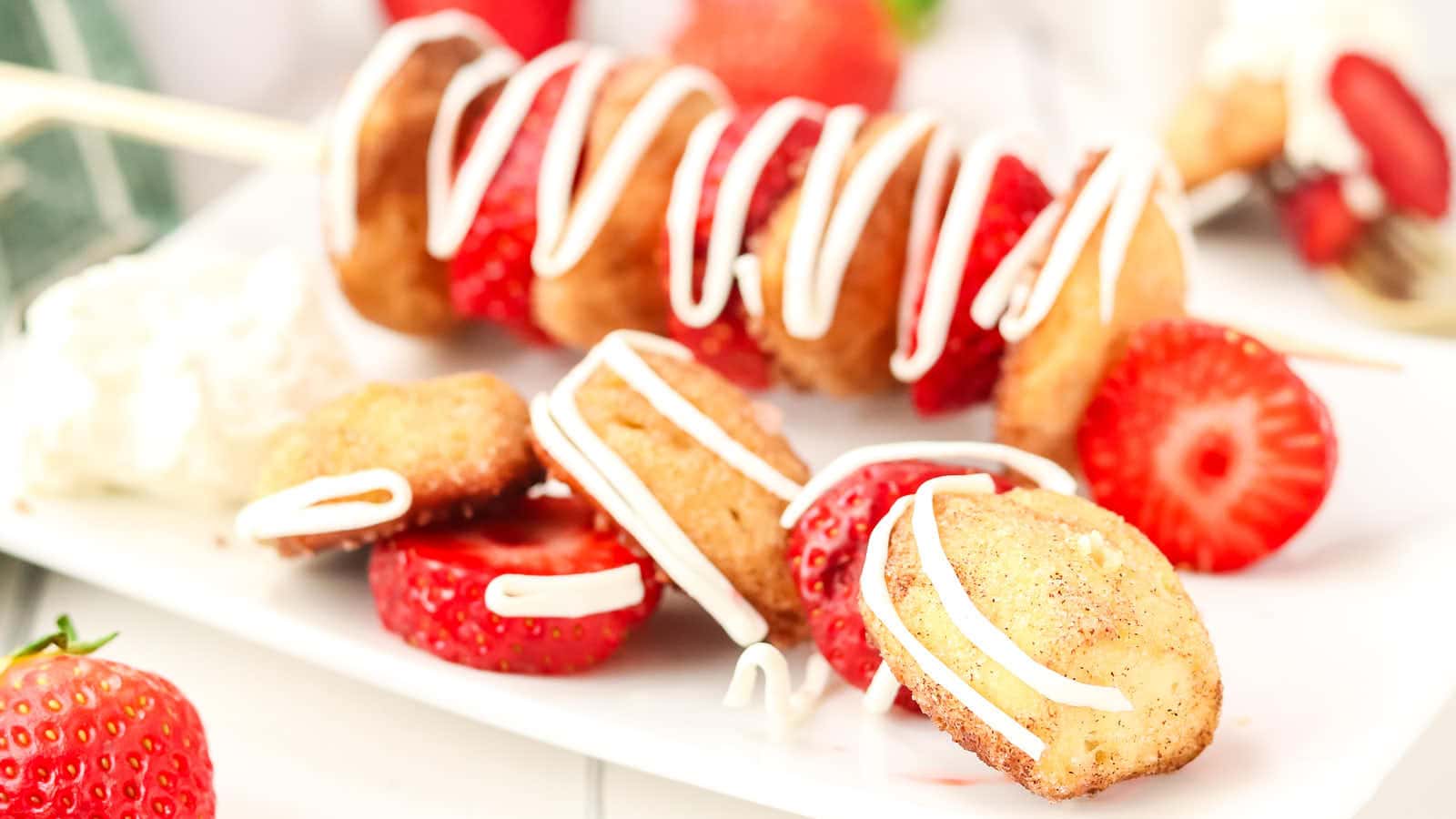 Strawberry Shortcake Kebobs recipe by Cheerful Cook.