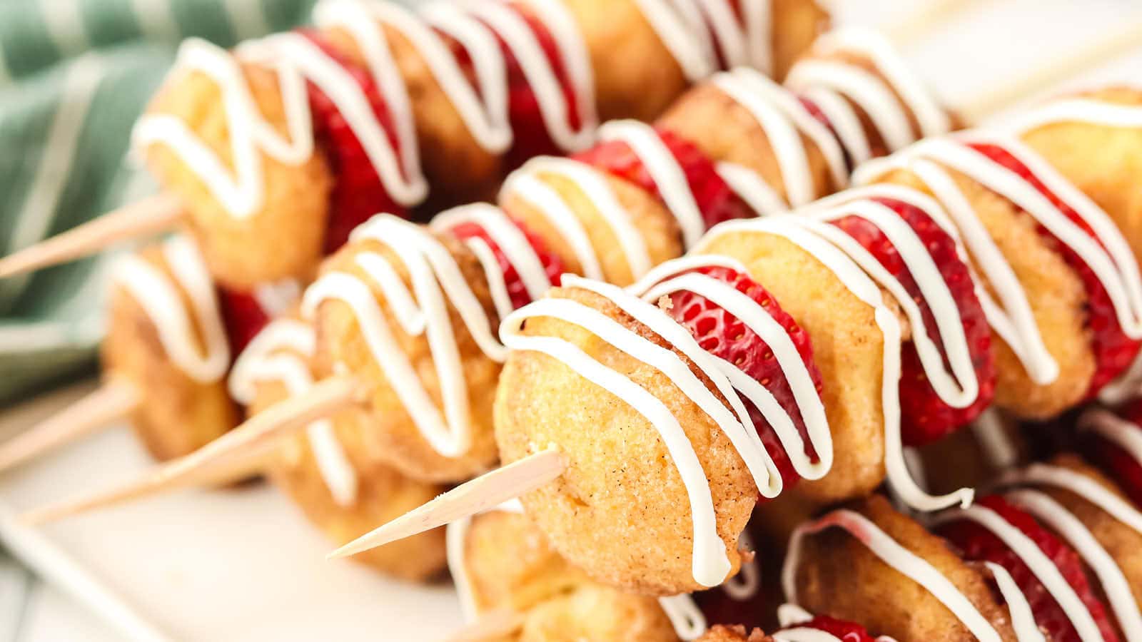 Strawberry Shortcake Kebobs recipe by Cheerful Cook.