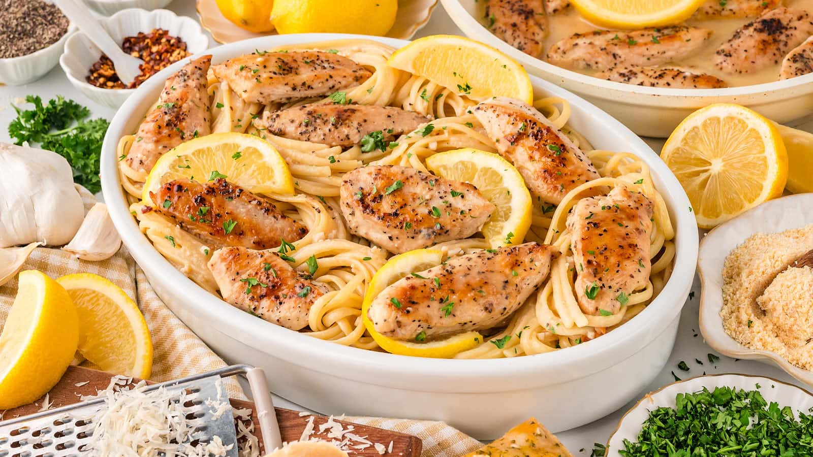 Chicken Scampi recipe by Cheerful Cook.