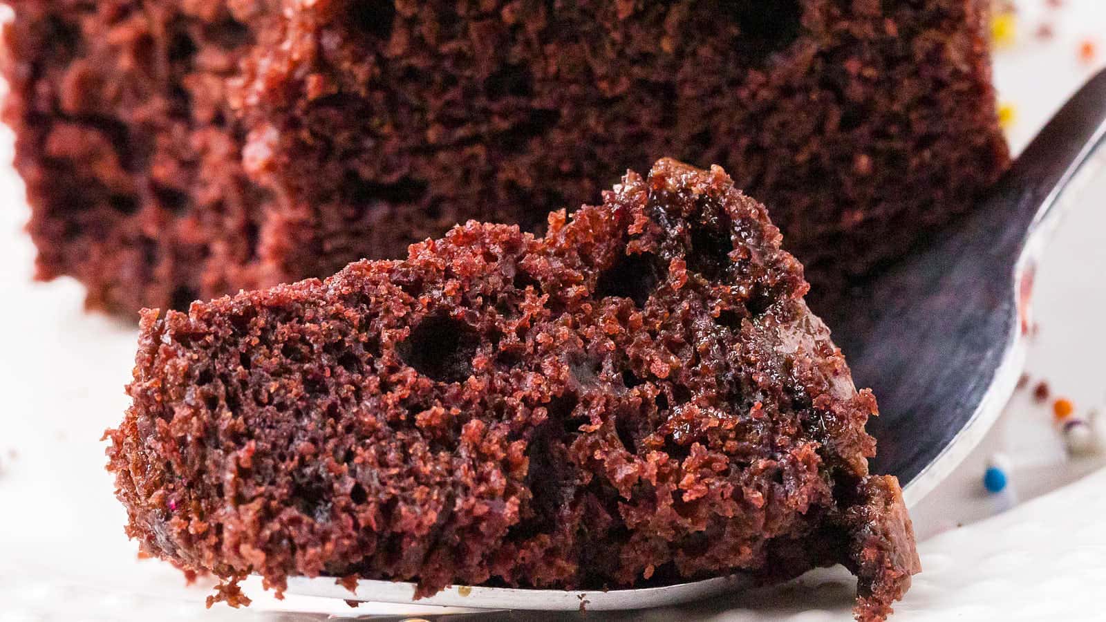 Depression Cake recipe by Cheerful Cook.