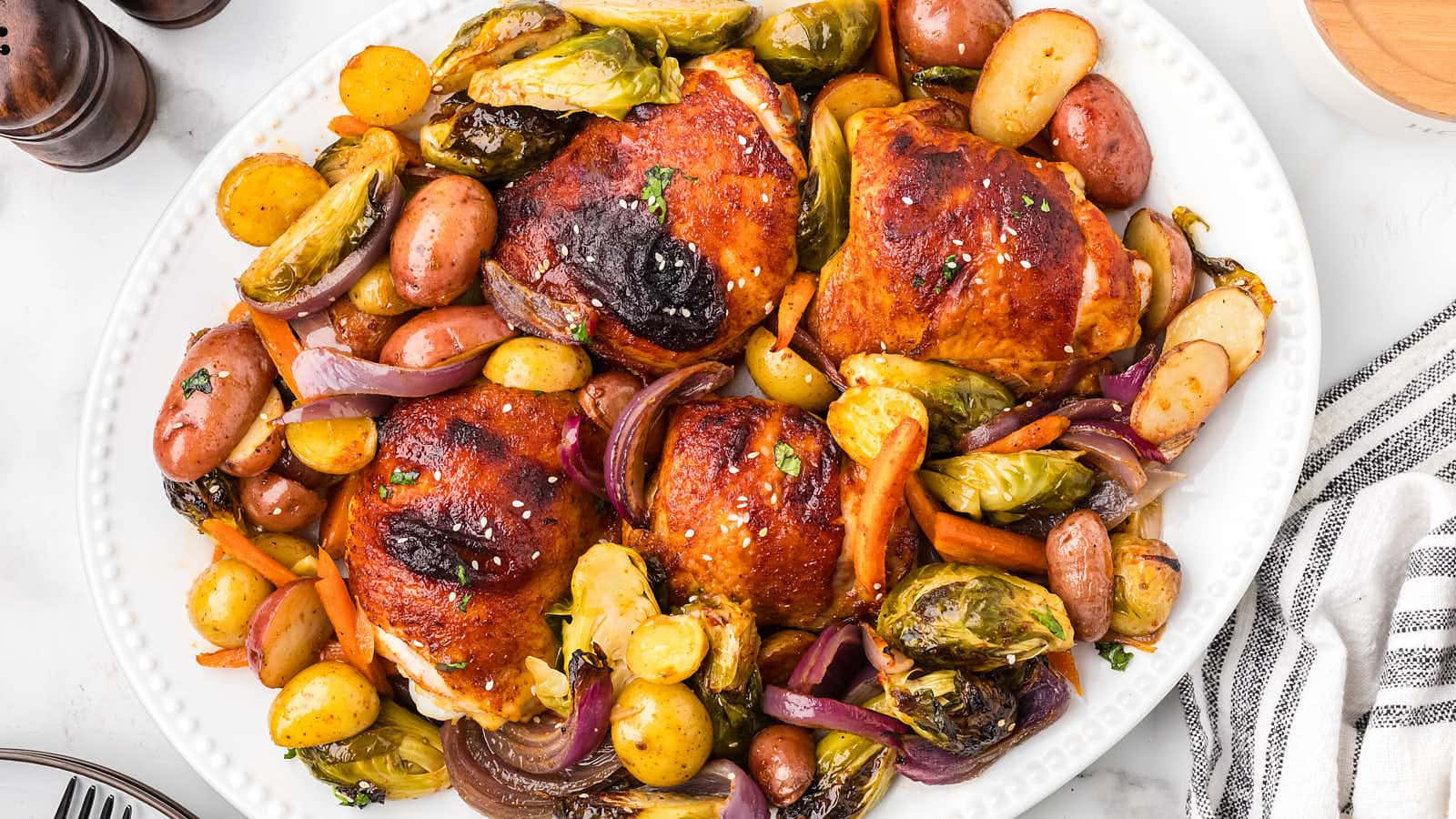 Honey Siracha Chicken recipe by Cheerful Cook.