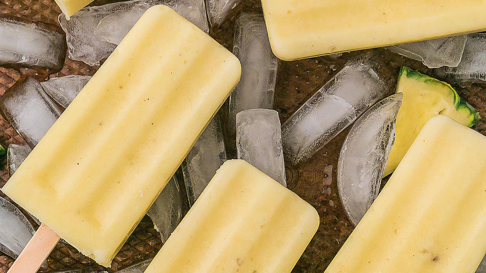 Pineapple Popsicles recipe by Cheerful Cook.