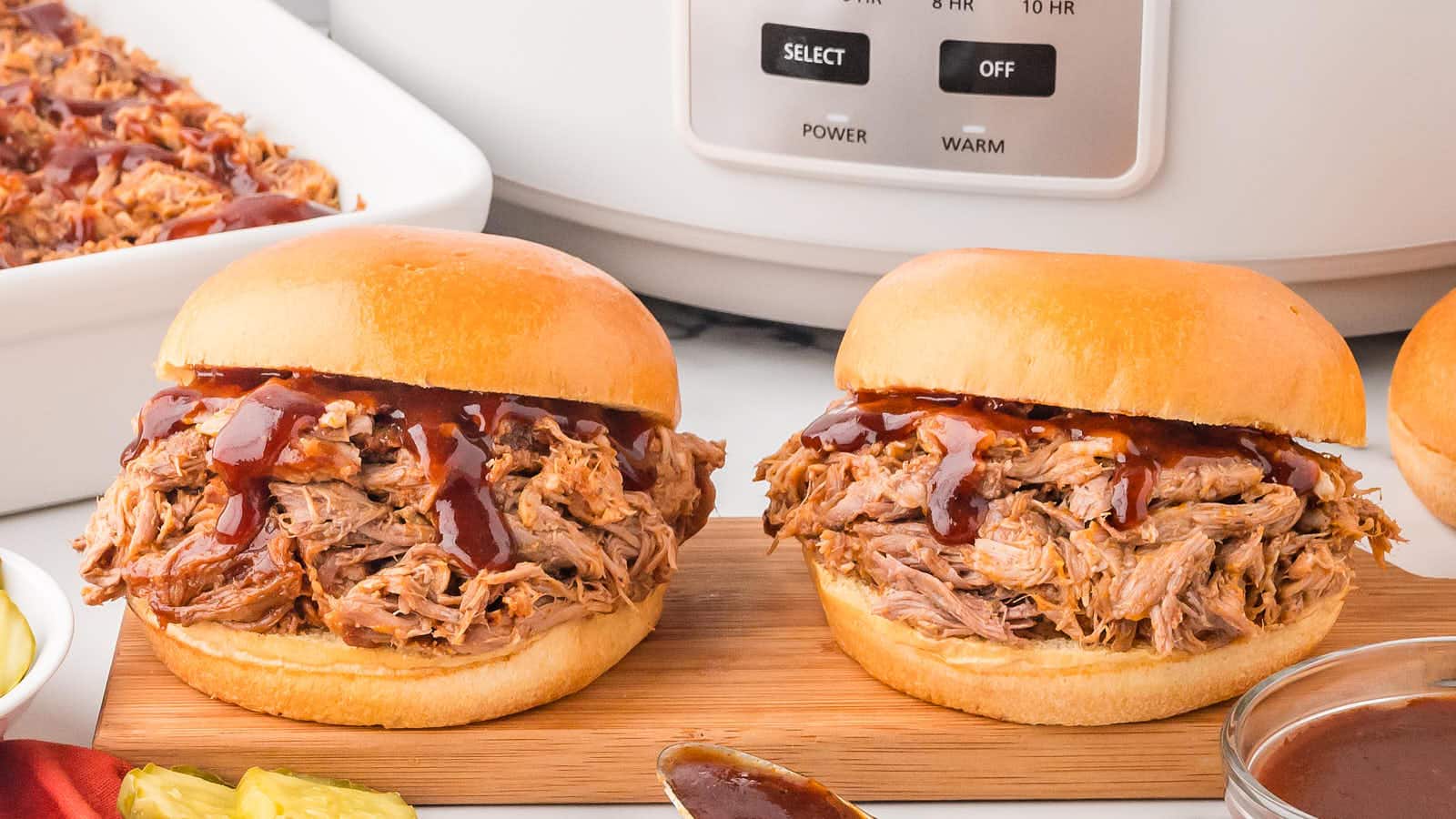 Slow Cooker Pulled Pork recipe by Cheerful Cook.