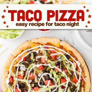 Taco Pizza recipe by Cheerful Cook.