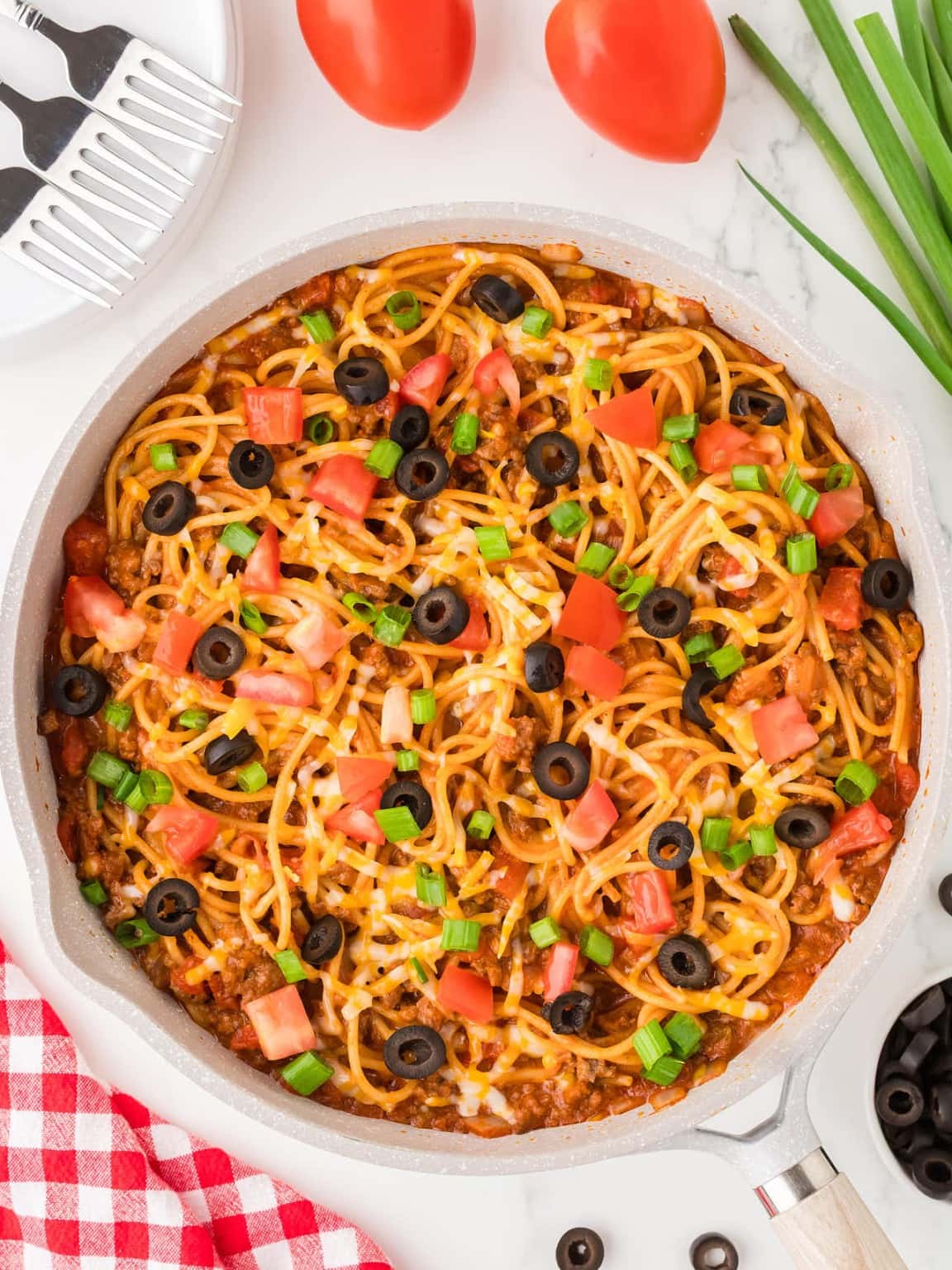 The Best Taco Spaghetti Recipe (Easy 30 Minute Dinner)