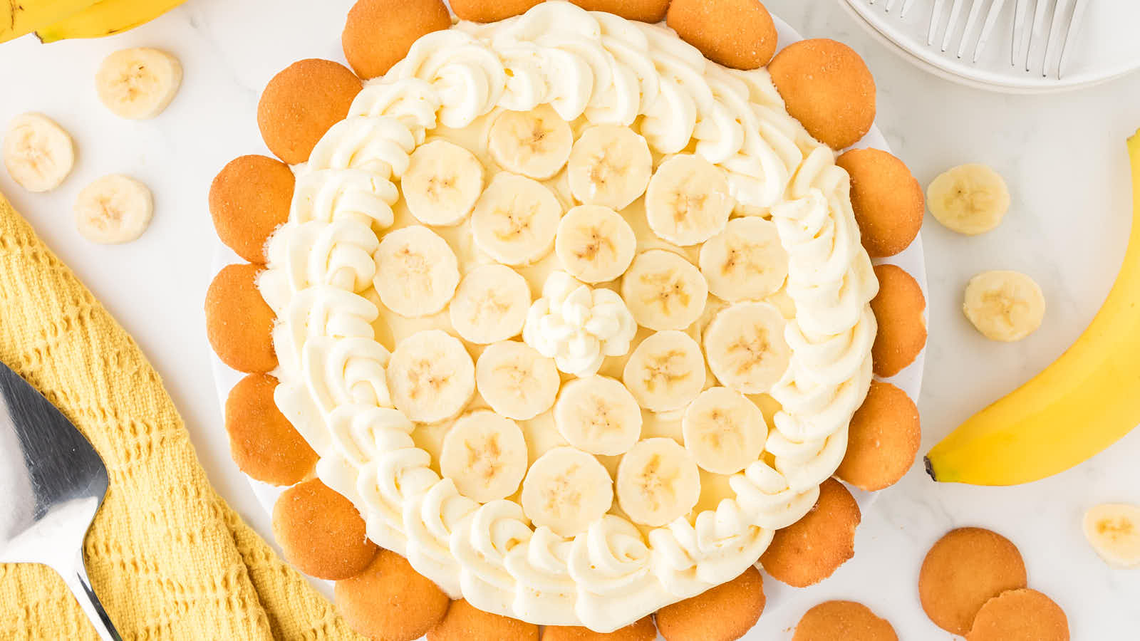Banana Cream Pie recipe by Cheerful Cook.