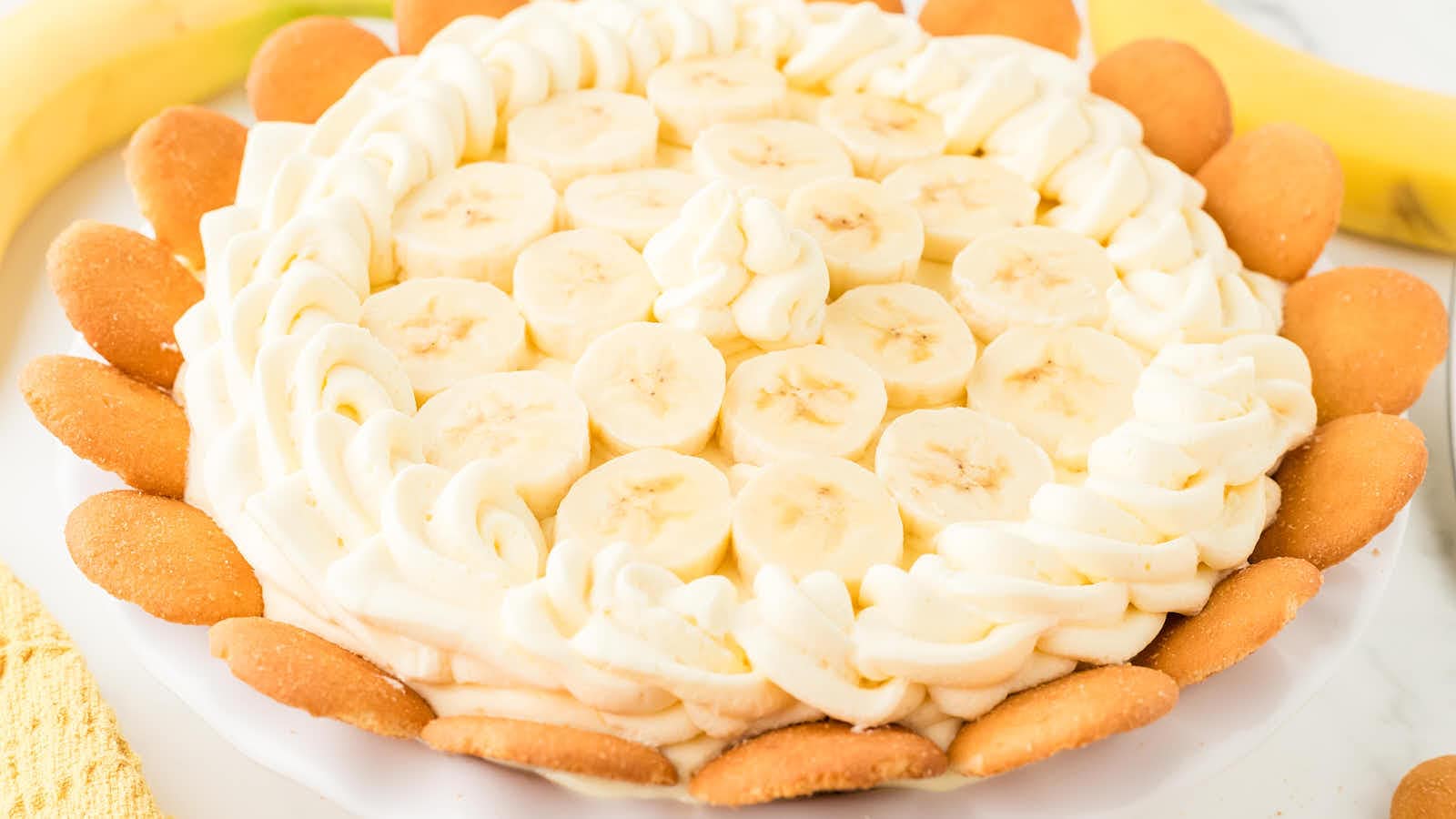 Banana Cream Pie recipe by Cheerful Cook.