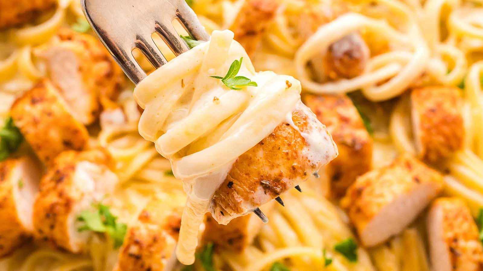 Blackened Chicken Alfredo recipe by Cheerful Cook.
