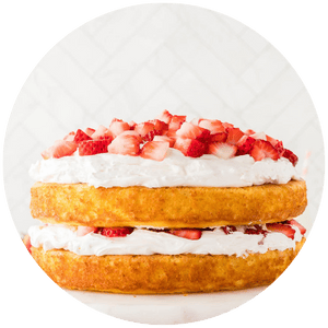 Cake recipes category image.