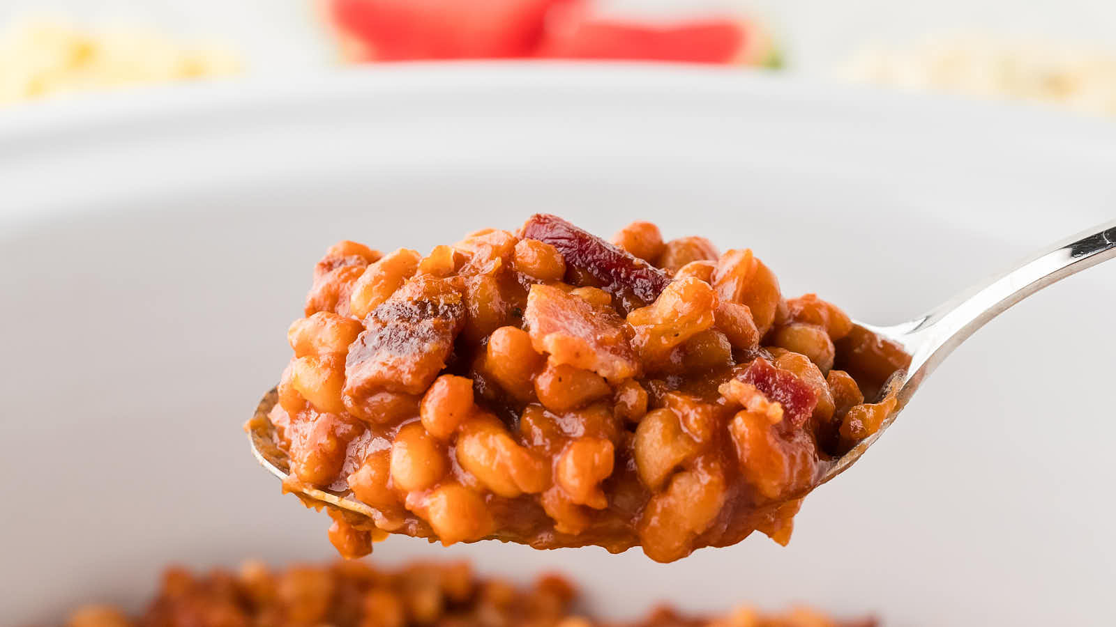 Crock Pot Beans recipe by Cheerful Cook.