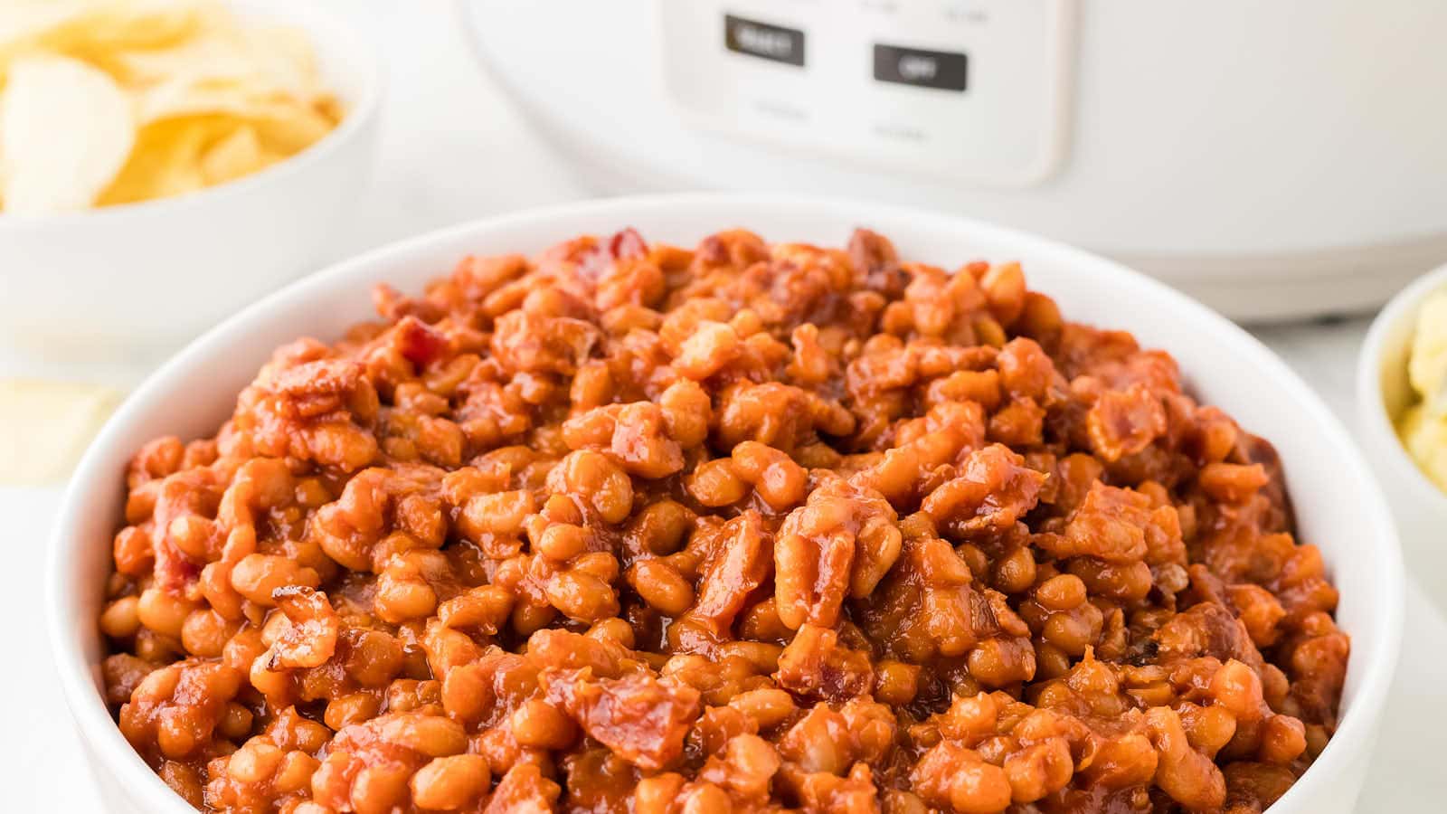 Crock Pot Beans recipe by Cheerful Cook.