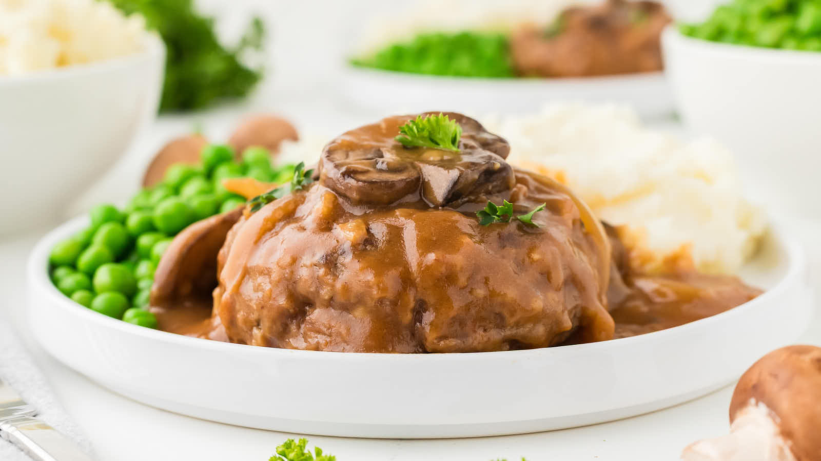 Salisbury Steak recipe by Cheerful Cook.