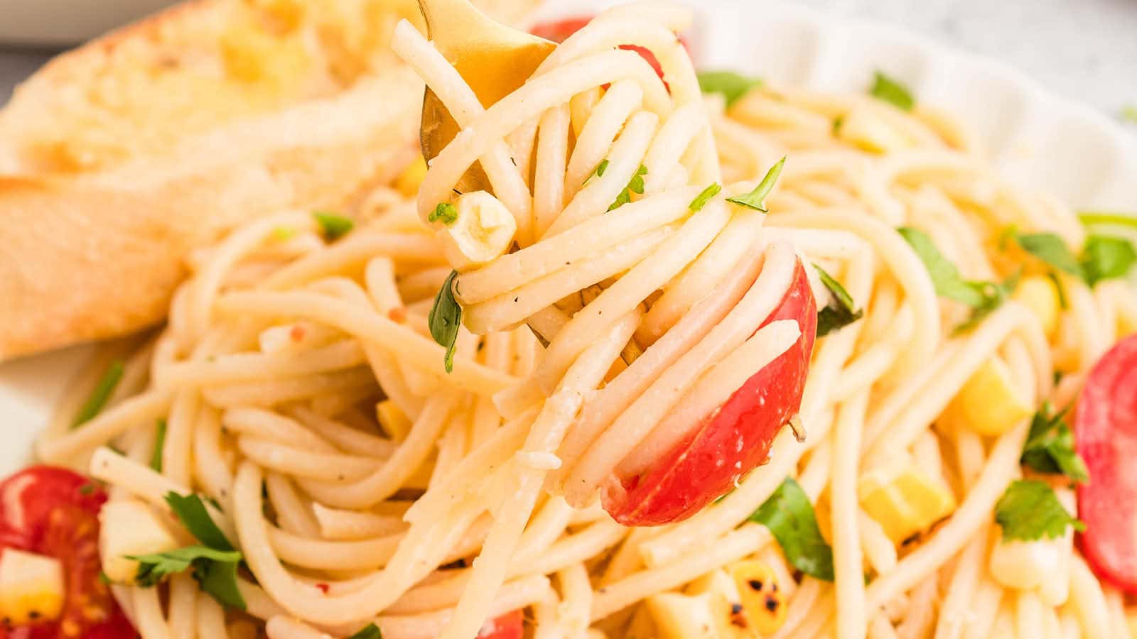 Summer Pasta recipe by Cheerful Cook.