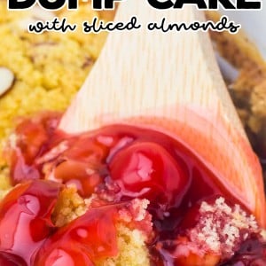 Crock Pot Cherry Dump Cake recipe by Cheerful Cook.