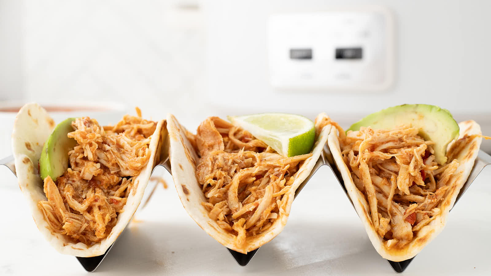 Crock Pot Chicken Salsa recipe by Cheerful Cook.