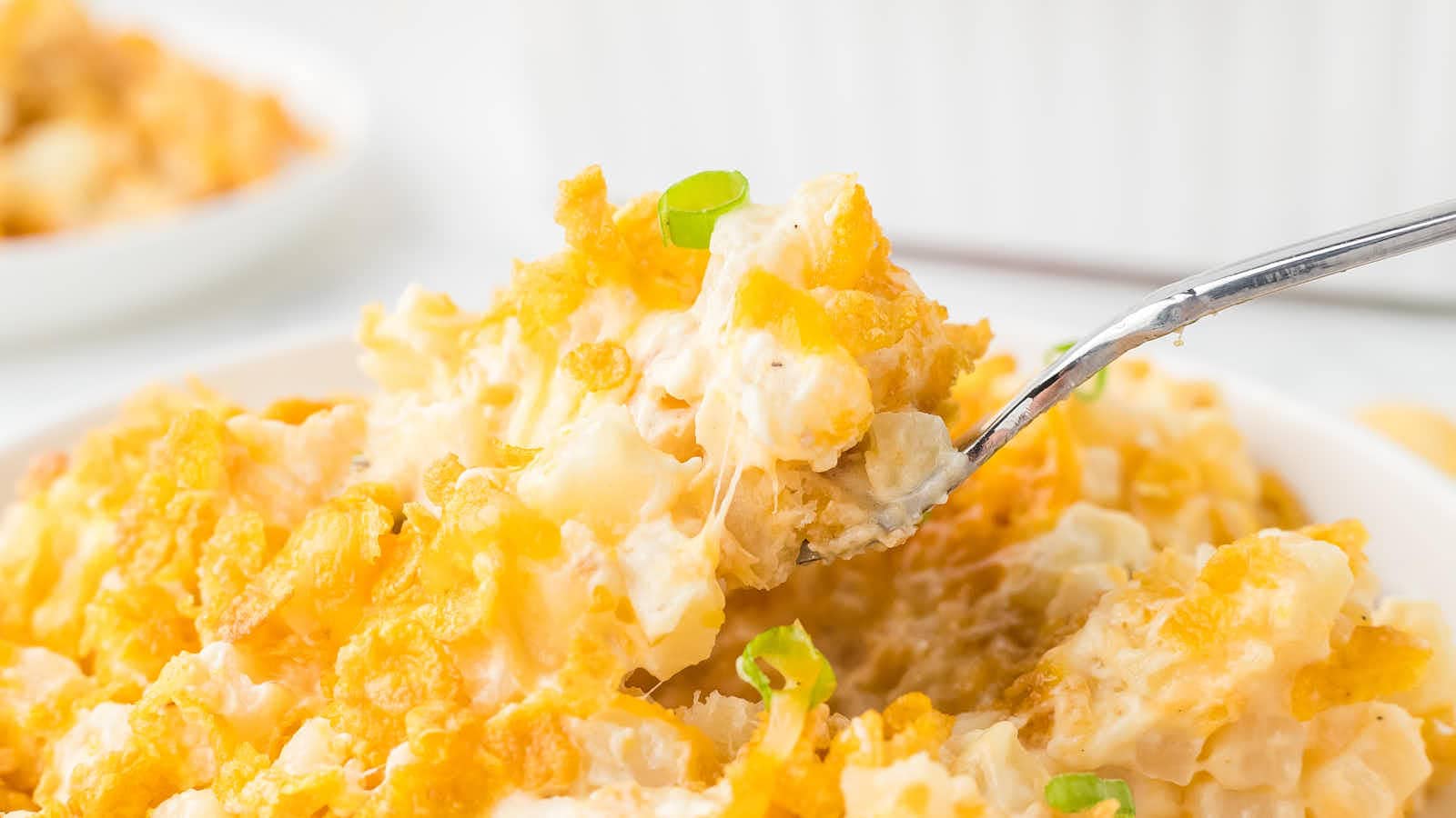 Funeral Potatoes recipe by Cheerful Cook.