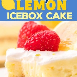 Lemon Icebox Cake recipe by Cheerful Cook.
