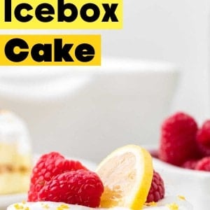 Lemon Icebox Cake recipe by Cheerful Cook.