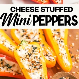 Stuffed Mini Peppers recipe by Cheerful Cook.