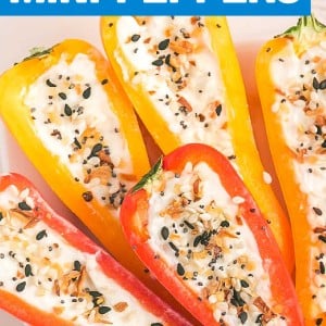 Stuffed Mini Peppers recipe by Cheerful Cook.