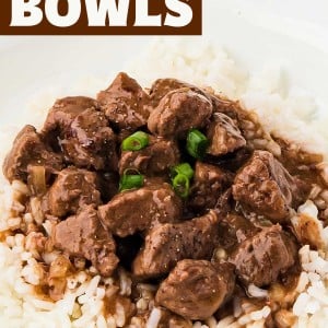 Rice Steak Bowl recipe by Cheerful Cook.