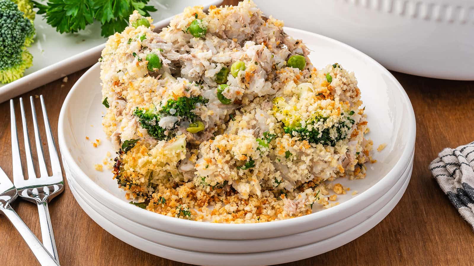 Tuna Rice Casserole recipe by Cheerful Cook.