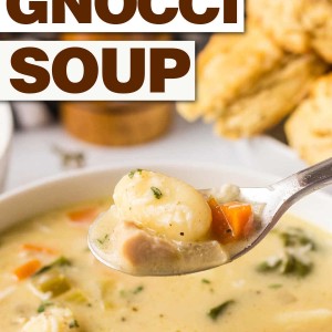 Chicken Gnocchi Soup recipe by Cheerful Cook.