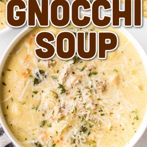Chicken Gnocchi Soup recipe by Cheerful Cook.