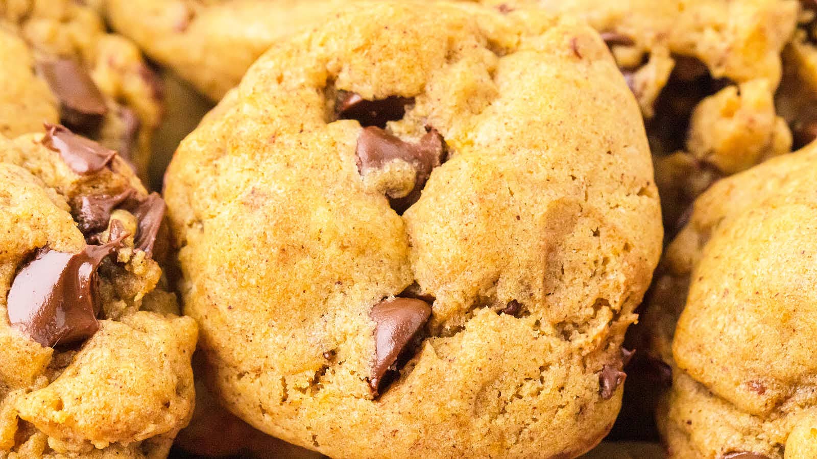 Chocolate Chip Pumpkin Cookies recipe by Cheerful Cook.