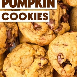 Chocolate Chip Pumpkin Cookies recipe by Cheerful Cook.