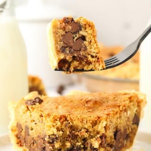 A forkful of Cookie Pie.