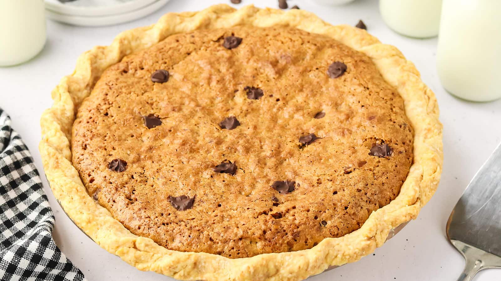 Cookie Pie recipe by Cheerful Cook.