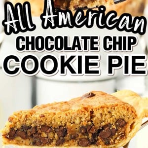 Cookie Pie recipe by Cheerful Cook.