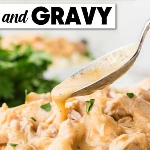 Crockpot Chicken and Gravy recipe by Cheerful Cook.
