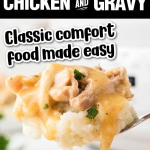 Crockpot Chicken and Gravy recipe by Cheerful Cook.
