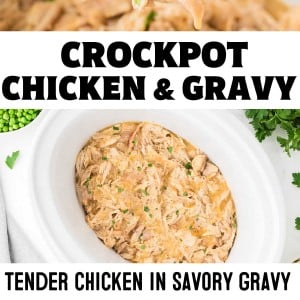 Crockpot Chicken and Gravy recipe by Cheerful Cook.
