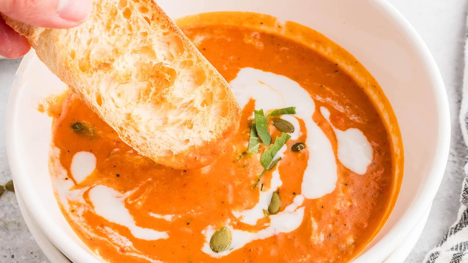 Crockpot Pumpkin Soup recipe by Cheerful Cook.