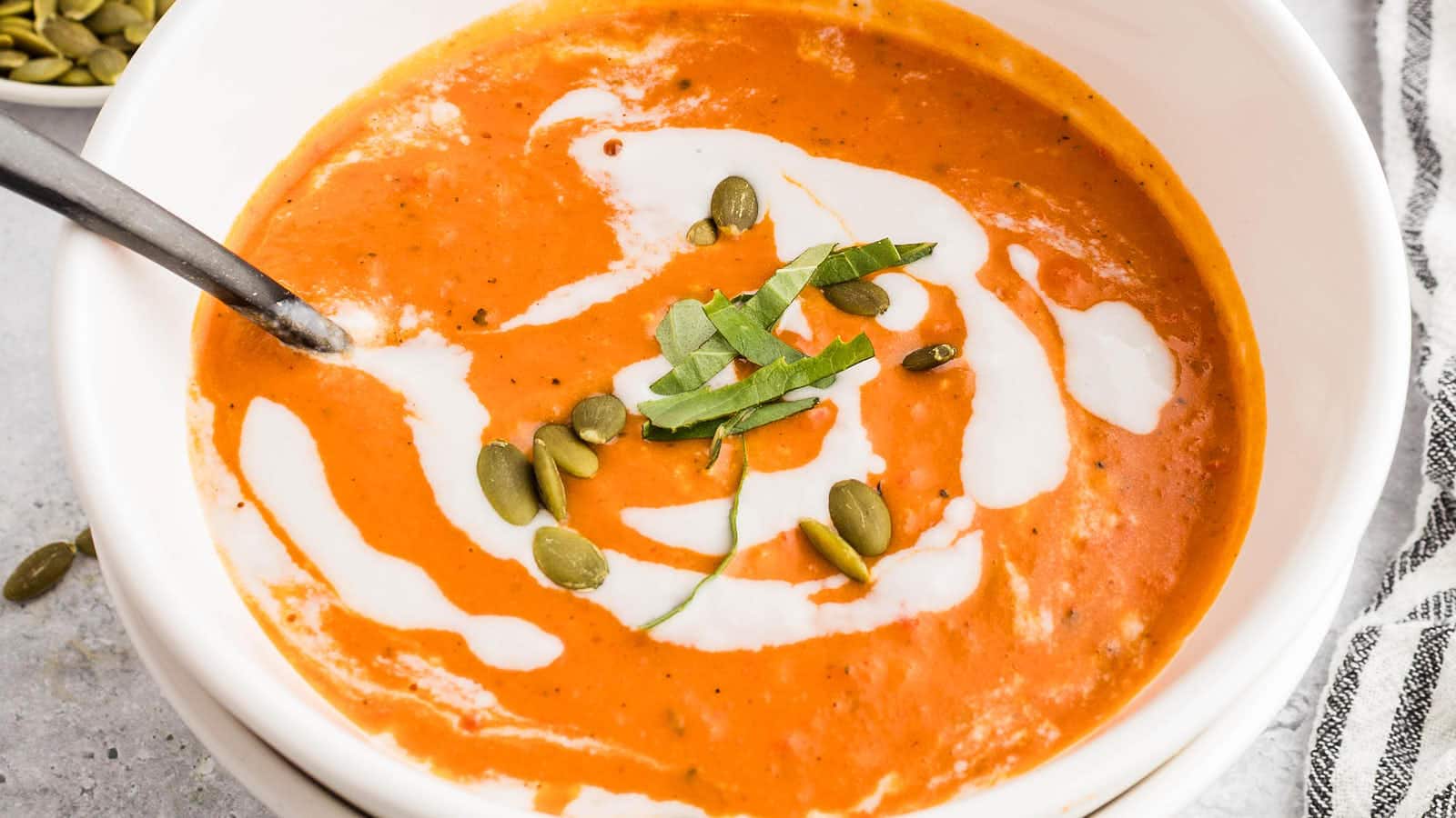 Crockpot Pumpkin Soup recipe by Cheerful Cook.