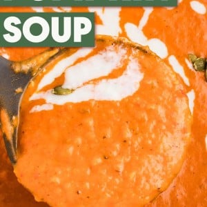 Crockpot Pumpkin Soup recipe by Cheerful Cook.