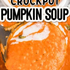 Crockpot Pumpkin Soup recipe by Cheerful Cook.