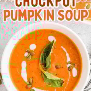 Crockpot Pumpkin Soup recipe by Cheerful Cook.