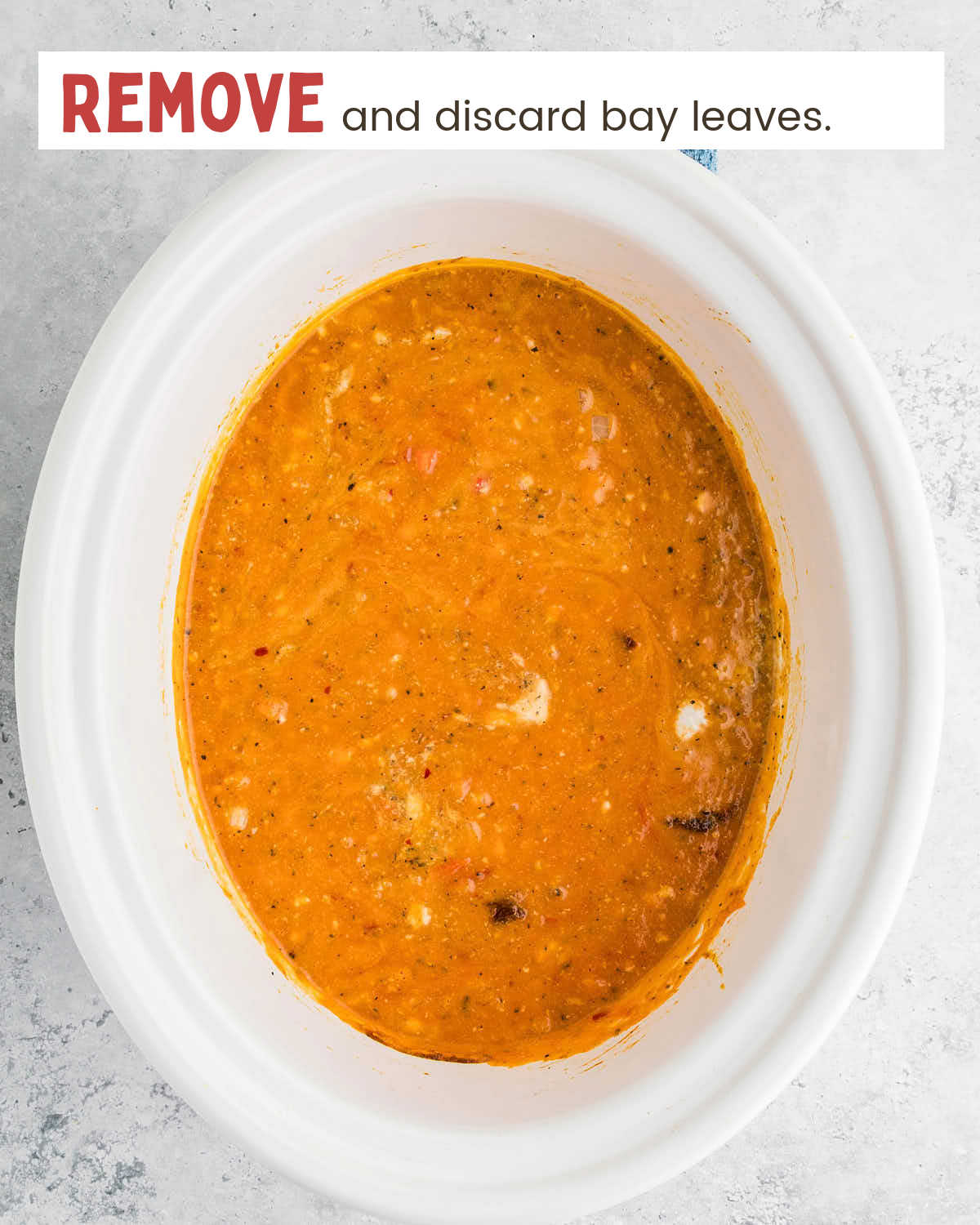Pumpkin soup in a crockpot.