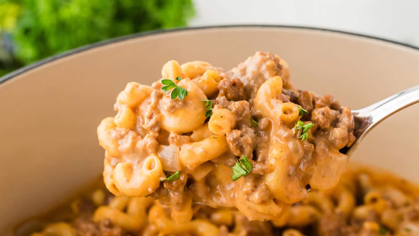 Hamburger Helper recipe by Cheerful Cook.