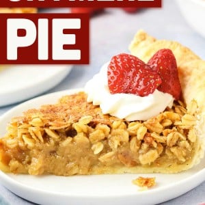 Oatmeal Pie recipe by Cheerful Cook.