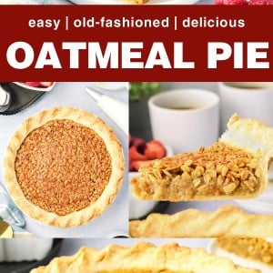Oatmeal Pie recipe by Cheerful Cook.