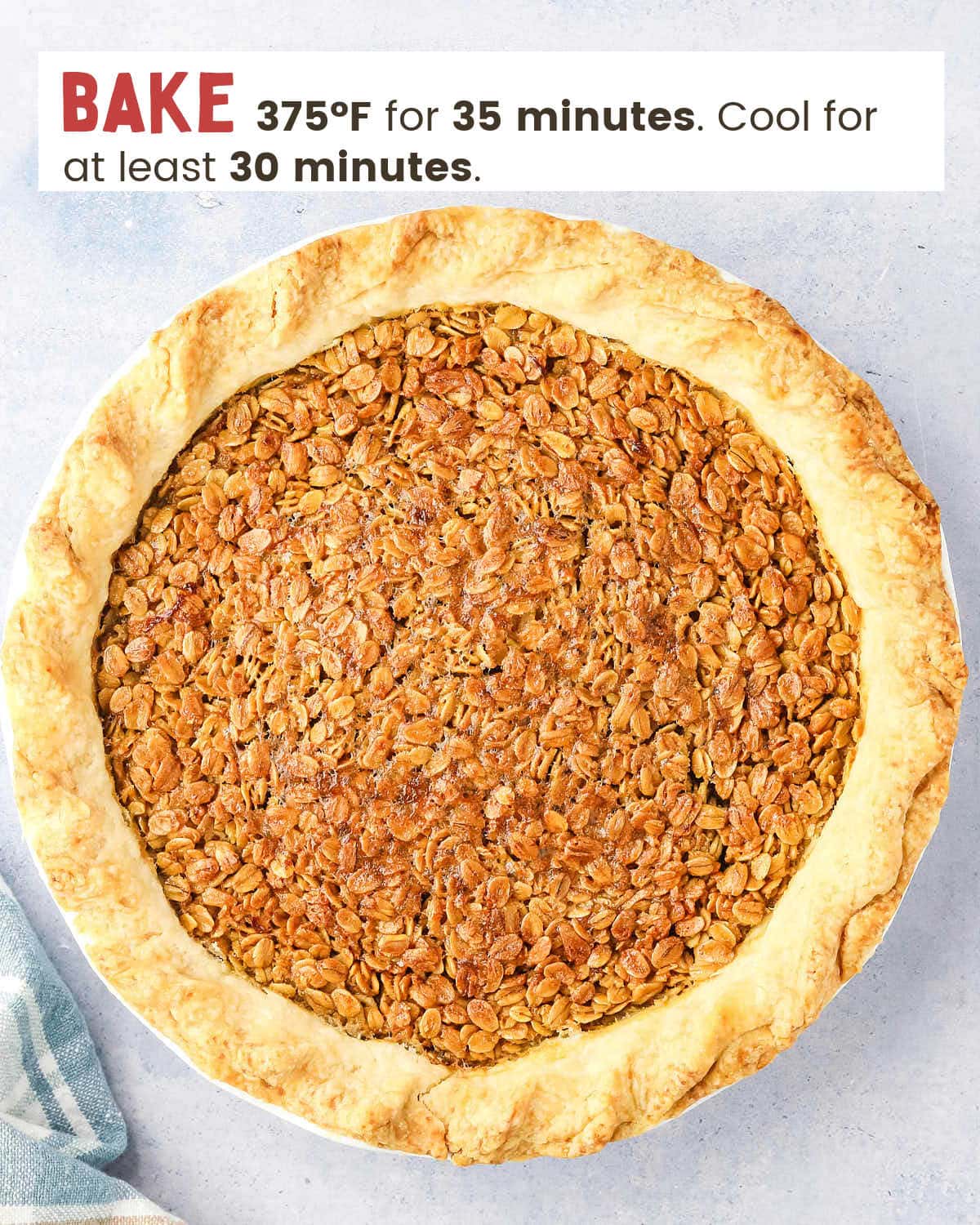 Oatmeal pie.