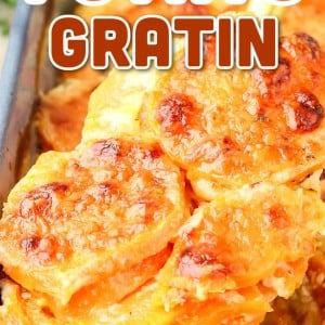 Sweet Potato Gratin recipe by Cheerful Cook.